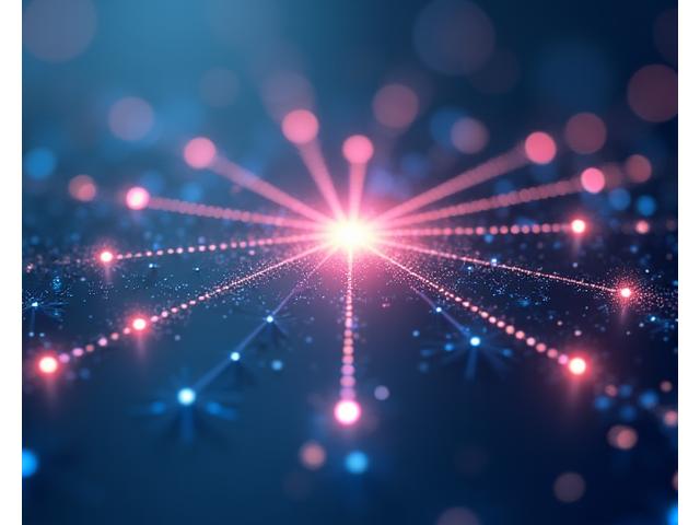 Abstract illustration showing data points connecting to health outcomes, representing a scientific approach to wellness.